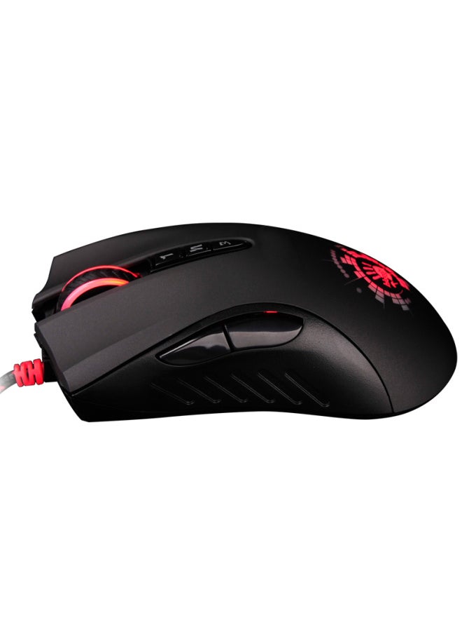 A4TECH A4tech A91 Blood Hand Mouse, Wired Mouse, E-sports Gaming Mouse, Right-handed Mouse, Agile Golden Boot, Pubg Mouse, Black  - Image 4