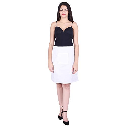 Switchon cotton Polyester mix Printed Free Size Cooking Kitchen waterproof Apron for women -White 23x30 inch (57x77cm) - Image 5