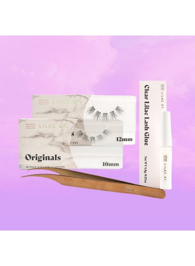Lilac St. طقم بدء ليلك ست يتضمن 2 عبوة من الرموش الأصلية، لاصق رموش شفاف، أداة تطبيق الرموش ناعمة، مظهر طبيعي طويل الأمد، خفيف الوزن، قابلة لإعادة الاستخدام، نباتية وخالية من القسوة - Image 5