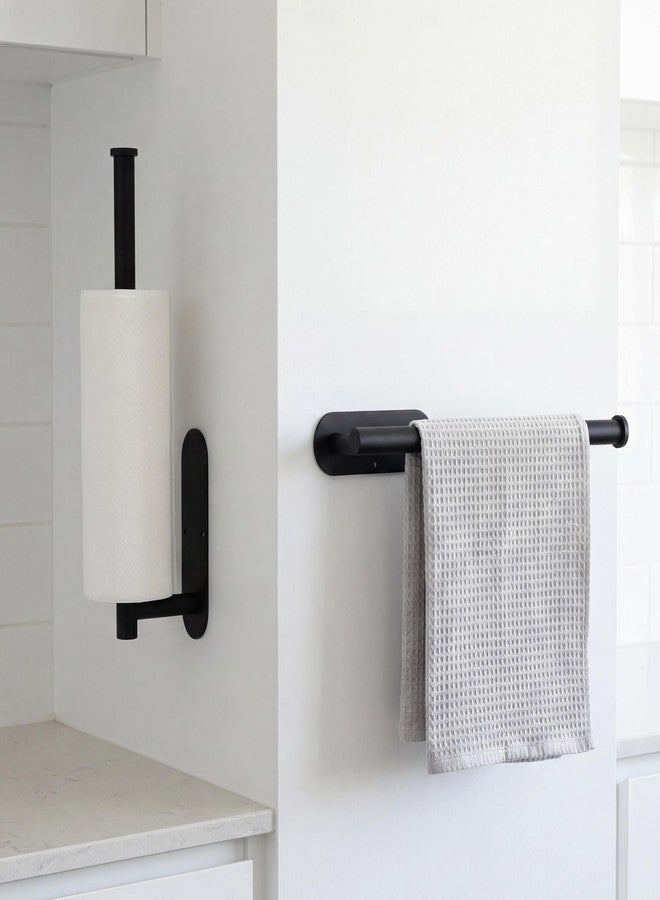 KAI SHUN Kaishun Paper Towel Holder Under Cabinet, Self Adhesive or Drilling Paper Towel Holder, for Kitchen, Bathroom, Pantry, Fridge - Image 5