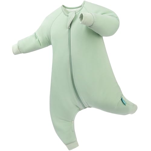 PurComfy Supersoft Active Toddler Sleepsuit 1.0 TOG Long Sleeve Wearable Blanket with Legs All-Season Go-to for Safe Cozy Sleeper - Image 1
