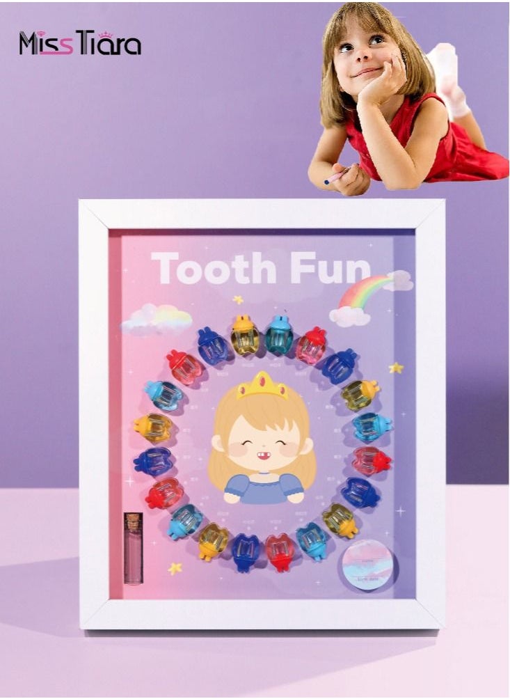 MissTiara - Tooth Fairy Box for Girls, Tooth Boxes for Lost Teeth for Kids, Newborn Baby Birthday And Shower Gift - Image 1
