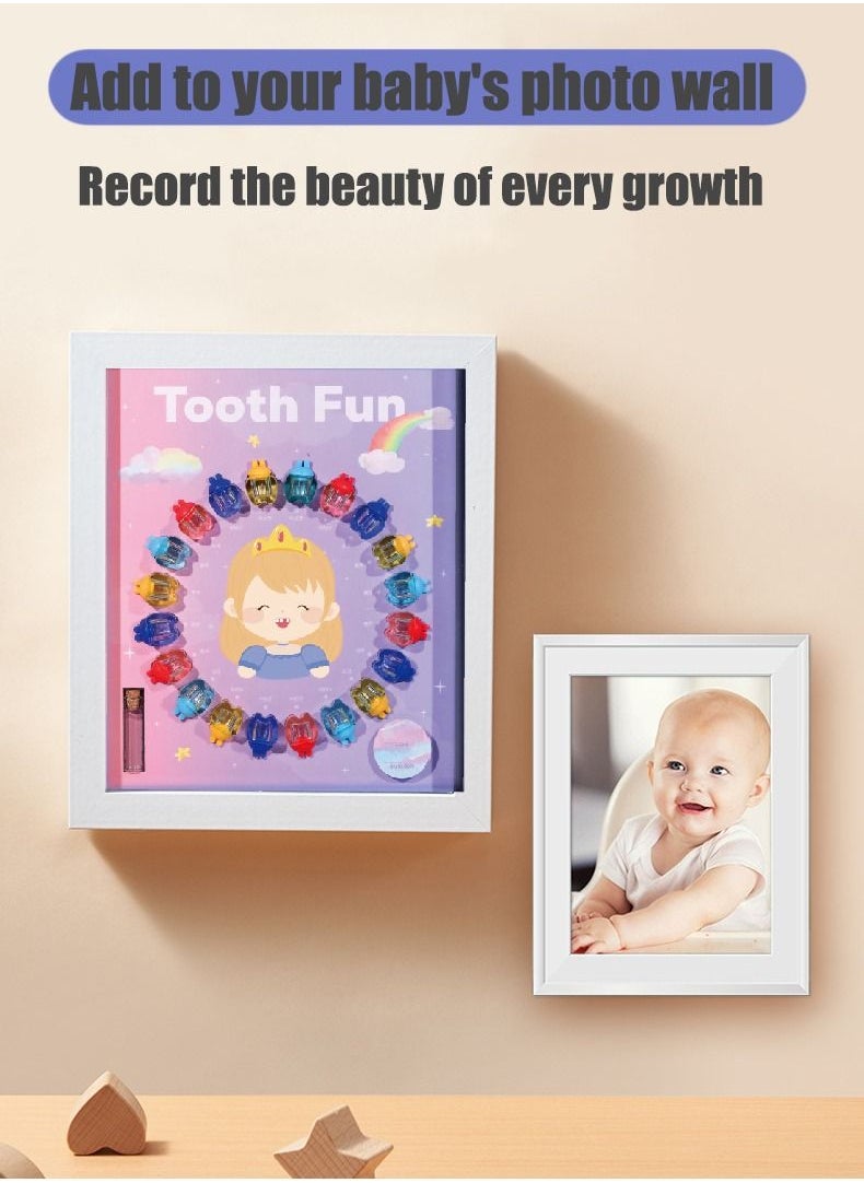 MissTiara - Tooth Fairy Box for Girls, Tooth Boxes for Lost Teeth for Kids, Newborn Baby Birthday And Shower Gift - Image 1