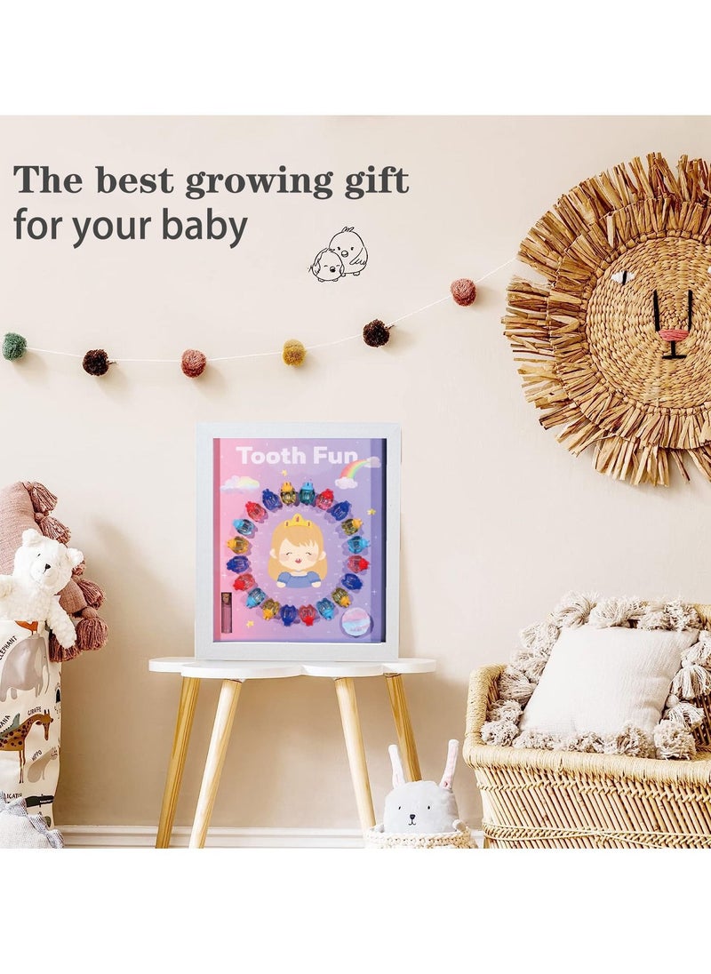 MissTiara - Tooth Fairy Box for Girls, Tooth Boxes for Lost Teeth for Kids, Newborn Baby Birthday And Shower Gift - Image 1