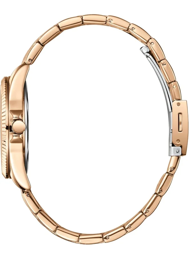 لي كوبر Lee Cooper Women's Watch, Analog Display and Metal Strap - LC08033.420, Rose Gold