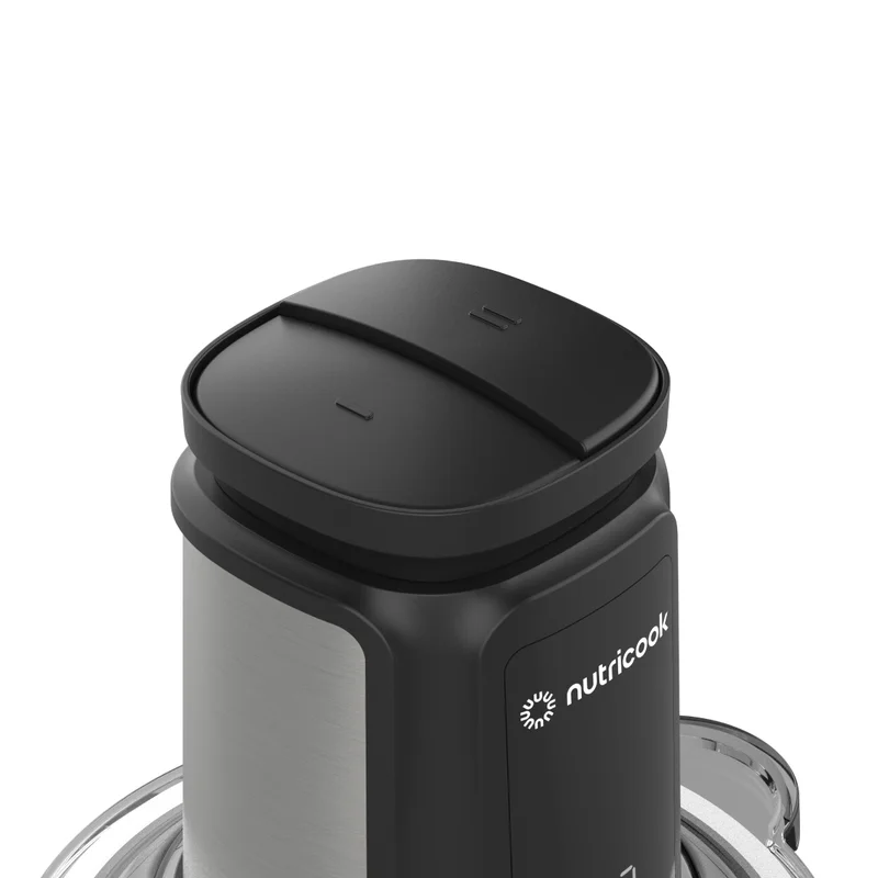 نيوتري كوك مفرمة طعام Nutricook Choppi XXL 2 لتر زجاج وستانلس ستيل 500 واط 2 L 500 W NC-CH2000 Black
