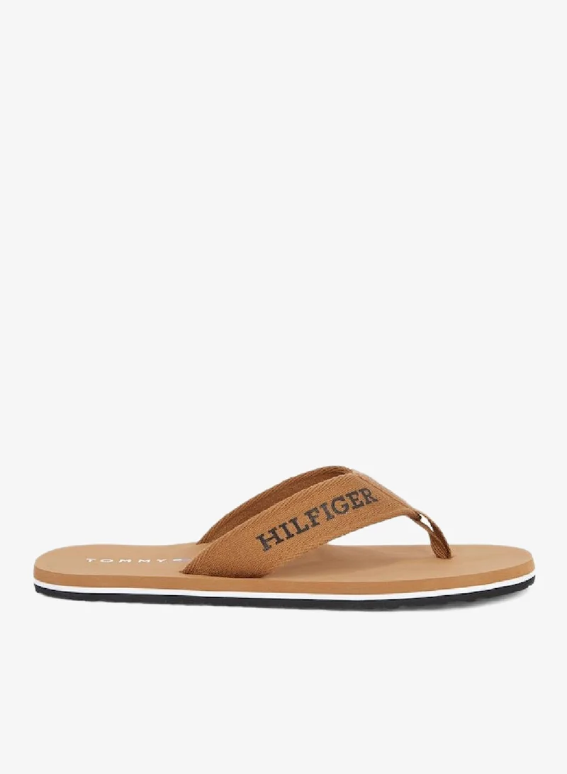 Logo Webbing Strap Flip-Flops