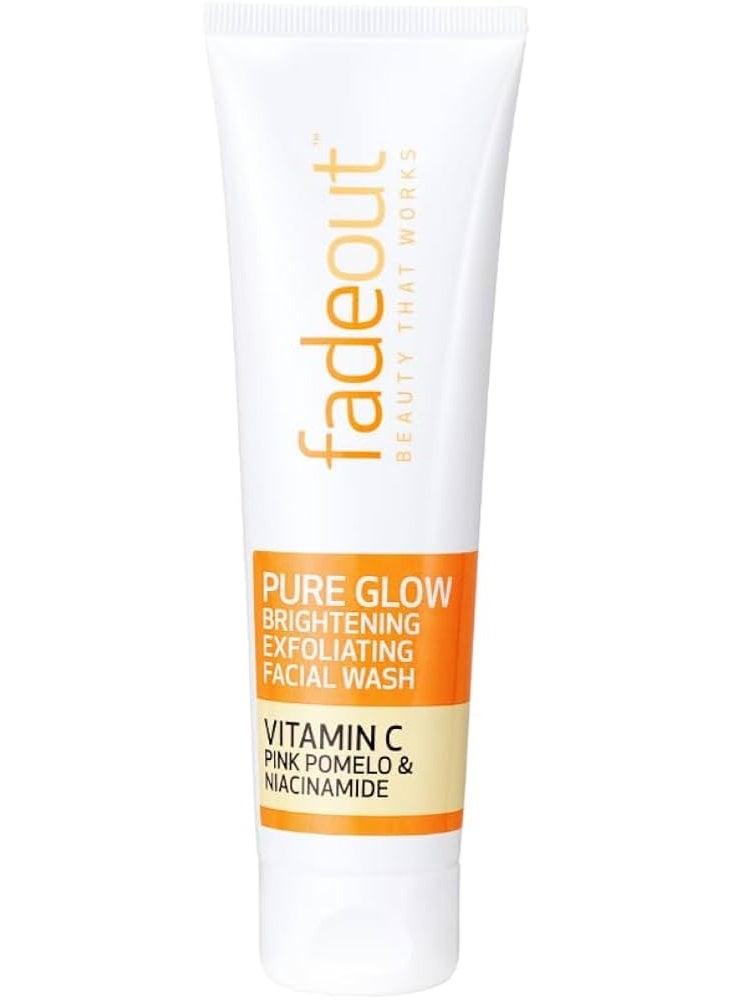 PURE GLOW WHITENING EXFOLIATING FACIAL WASH VITAMIN C PINK POMELO & NIACINAMIDE PURE GLOW 100 mL