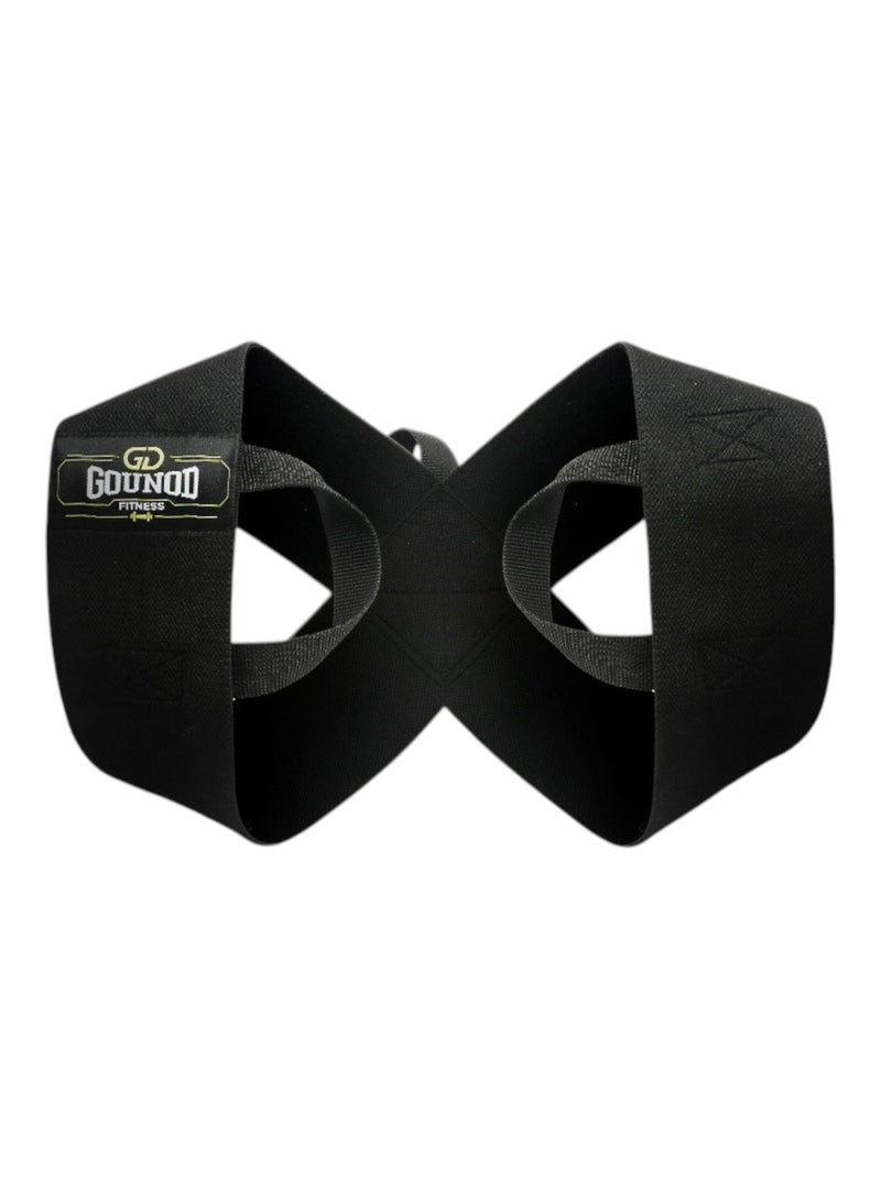 Shoulder Posture Corrector - Adjustable Back Support Trainer - Breathable - M for 55-65kg - Black