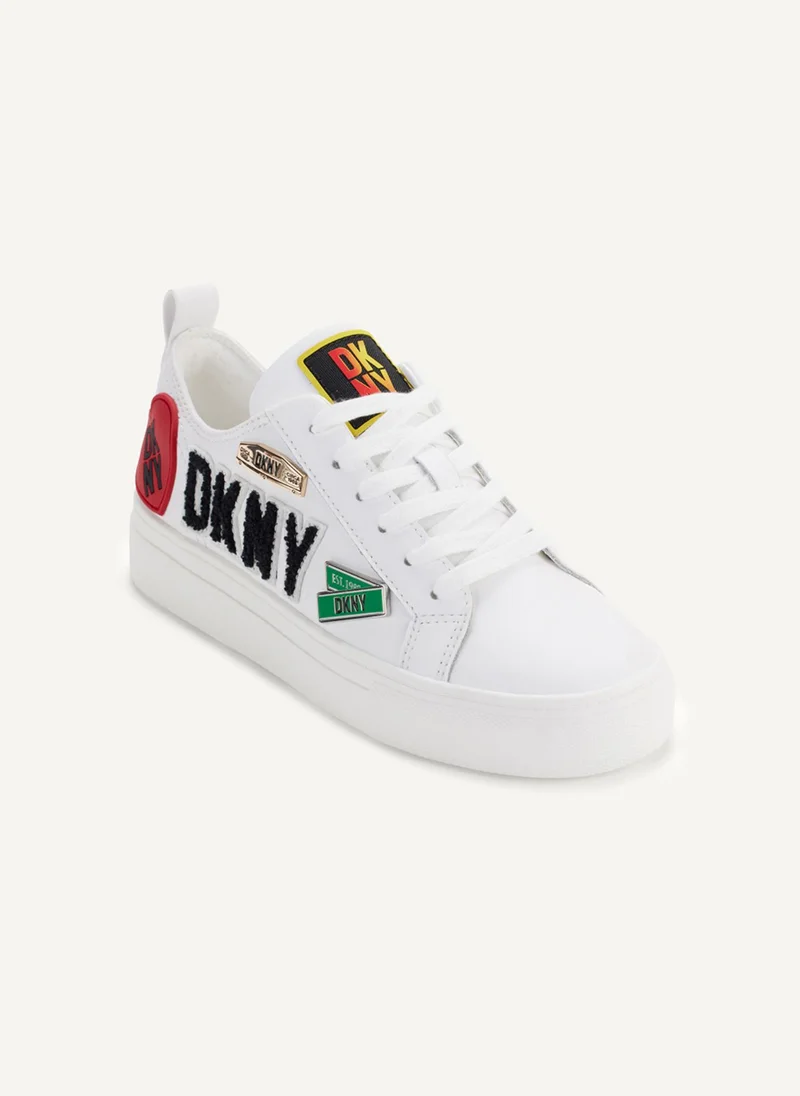 دكني Coreen City Signs Lace Up Sneakers