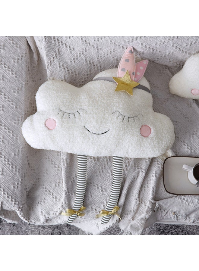 Cloud Pillow Creative Toys CPC Certified Baby Room Bay Window Decorative Cushion Pillow Plus Logo Customization-Color:Clouds-Height:40*26cm (without Legs) - Image 1