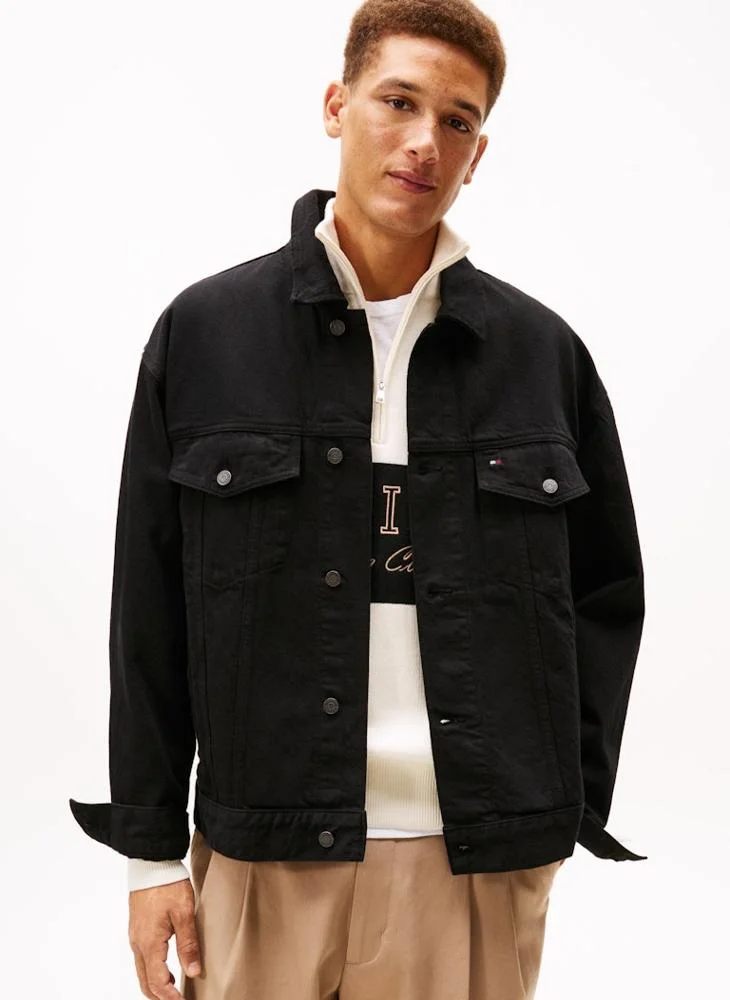 TOMMY HILFIGER Casual Relaxed Trucker Jacket