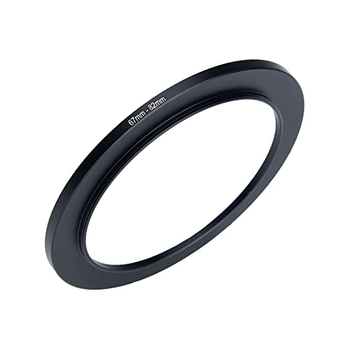 BETUYESS 67mm to 82mm Metal Step-Up Ring Adapter - All Brands - UV, ND, CPL Filter Compatible - Image 1