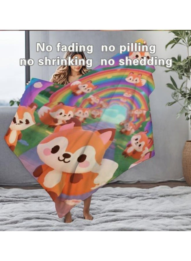 عام بطانية رقيقة من الفانيلا الكرتونية للأطفال والرضع (دافئة ومريحة، ومناسبة للنوم والألعاب) 70 سم * 100 سم - Image 3