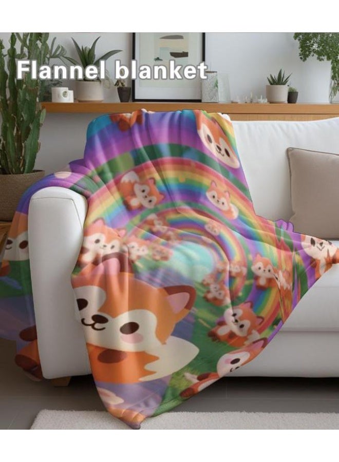 عام بطانية رقيقة من الفانيلا الكرتونية للأطفال والرضع (دافئة ومريحة، ومناسبة للنوم والألعاب) 70 سم * 100 سم - Image 4