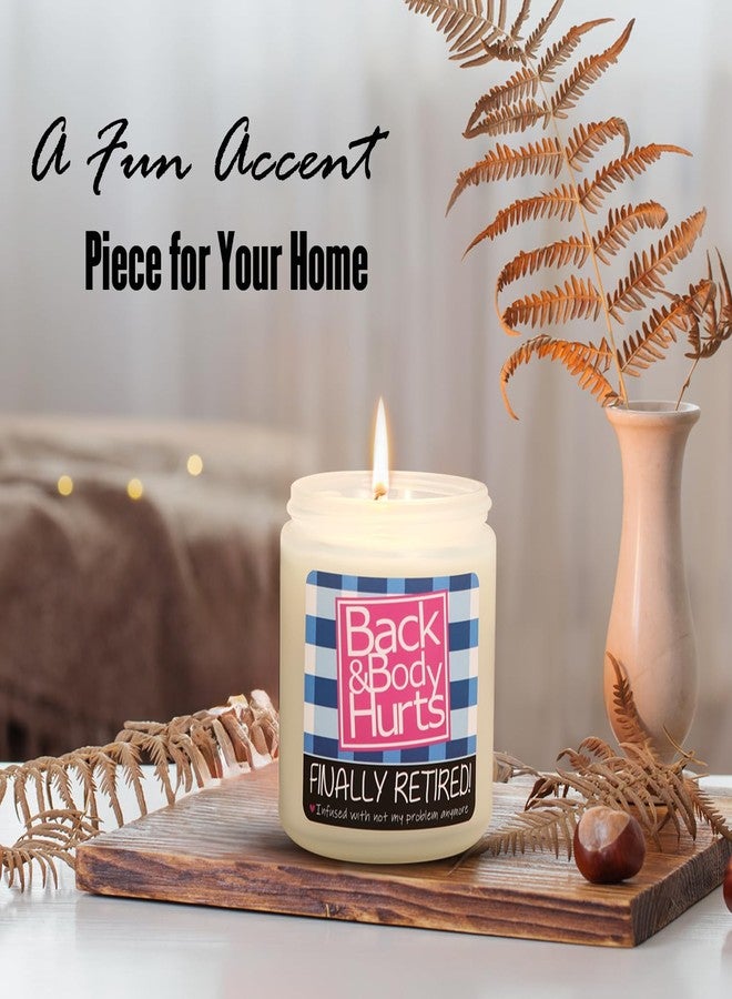 Bzelkry Retirement Gifts for Women Men - Lavender Scented Candle, Funny Retiring Farewell Gifts for Coworkers, Boss, Friends, Teacher, Family, Natural Soy Candles - Image 3