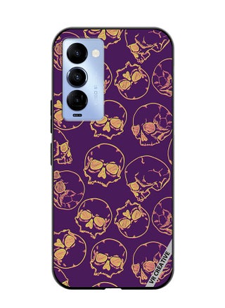 Protective Case Cover For Tecno Camon 18/18 P Fluorescent Sketch Skulls Design Multicolour - pzsku/ZB9506C3961D0FA1B9A3CZ/45/_/1690554440/1219fb26-47b3-4353-b9eb-edf0747508ad