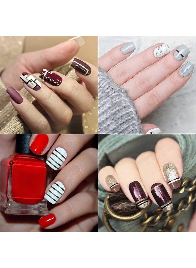 LoveBB 120 Pcs Nail Striping Tapes Nail Art Decoration Tape Lines For Diy Nail Tip With 4 Pcs Nail Tape Dispenser Cases - Image 3