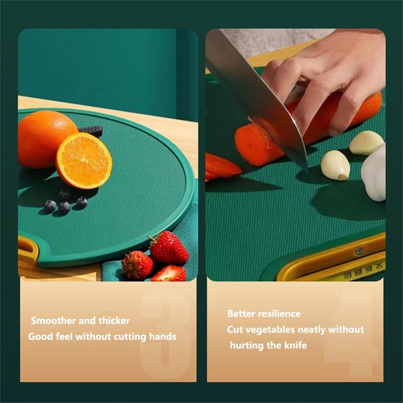 Calyrex Circle DoubleSided Chopping Board Antibacterial Chopping Block Thickened Kitchenware - Image 3
