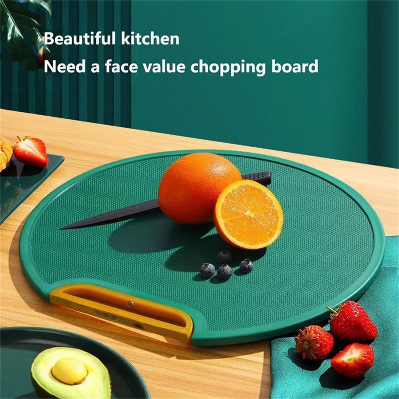 Calyrex Circle DoubleSided Chopping Board Antibacterial Chopping Block Thickened Kitchenware - Image 5