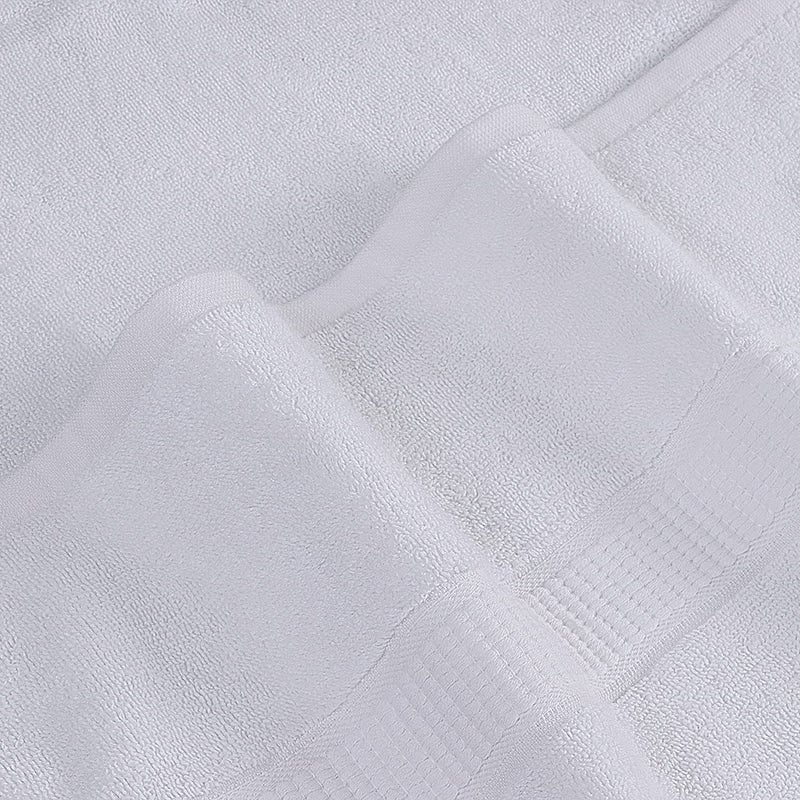 Vocal Store Ultra Soft, Super Absorbent, 100% Cotton 2 Piece Bath Towel Set, 600 GSM, 30 inch x 60 inch (White, Set of 2) TW-V04-WHT-2 - Image 3
