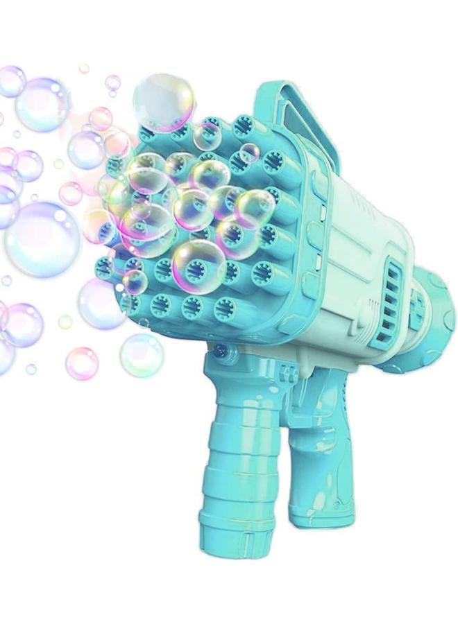 VGRASSP 32 Hole Electric Gatling Bubble Gun for Kids with Soap Solution Indoor and Outdoor Toys for Toddlers Bubble Launcher Machine for Girls and Boys (Color as per Stock) - Image 1