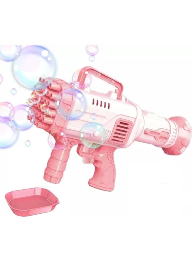 VGRASSP 32 Hole Electric Gatling Bubble Gun for Kids with Soap Solution Indoor and Outdoor Toys for Toddlers Bubble Launcher Machine for Girls and Boys (Color as per Stock) - Image 2