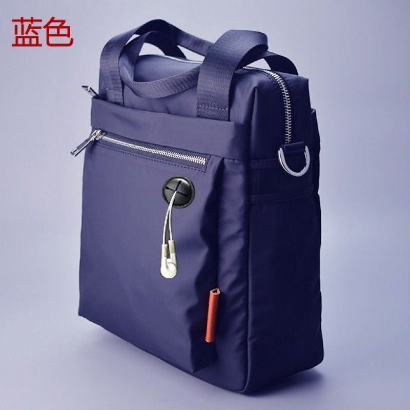 Oxford Men'S Bag Shoulder Bag Canvas Nylon Business Briefcase Men'S Bag Handbag Vertical Casual Crossbody Bag - Image 1
