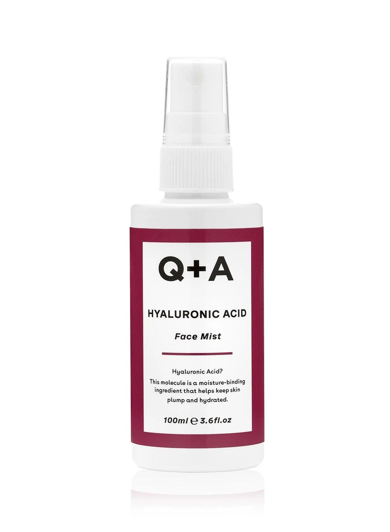 Q+A Ultra-Moisturizing Skin Revitalizing Mist with Hyaluronic Acid with Betaine, Aloe Vera and Glycerin to Rejuvenate and Hydrate Skin-100ml - Image 1