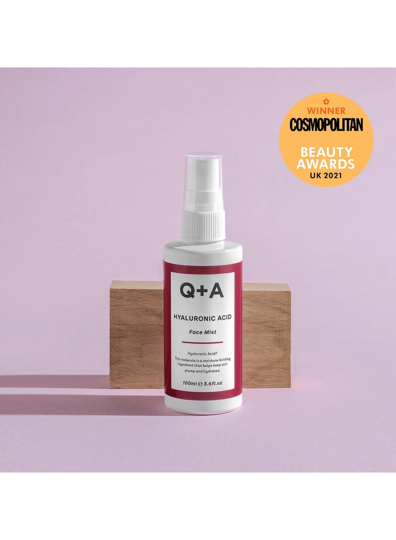 Q+A Ultra-Moisturizing Skin Revitalizing Mist with Hyaluronic Acid with Betaine, Aloe Vera and Glycerin to Rejuvenate and Hydrate Skin-100ml - Image 3