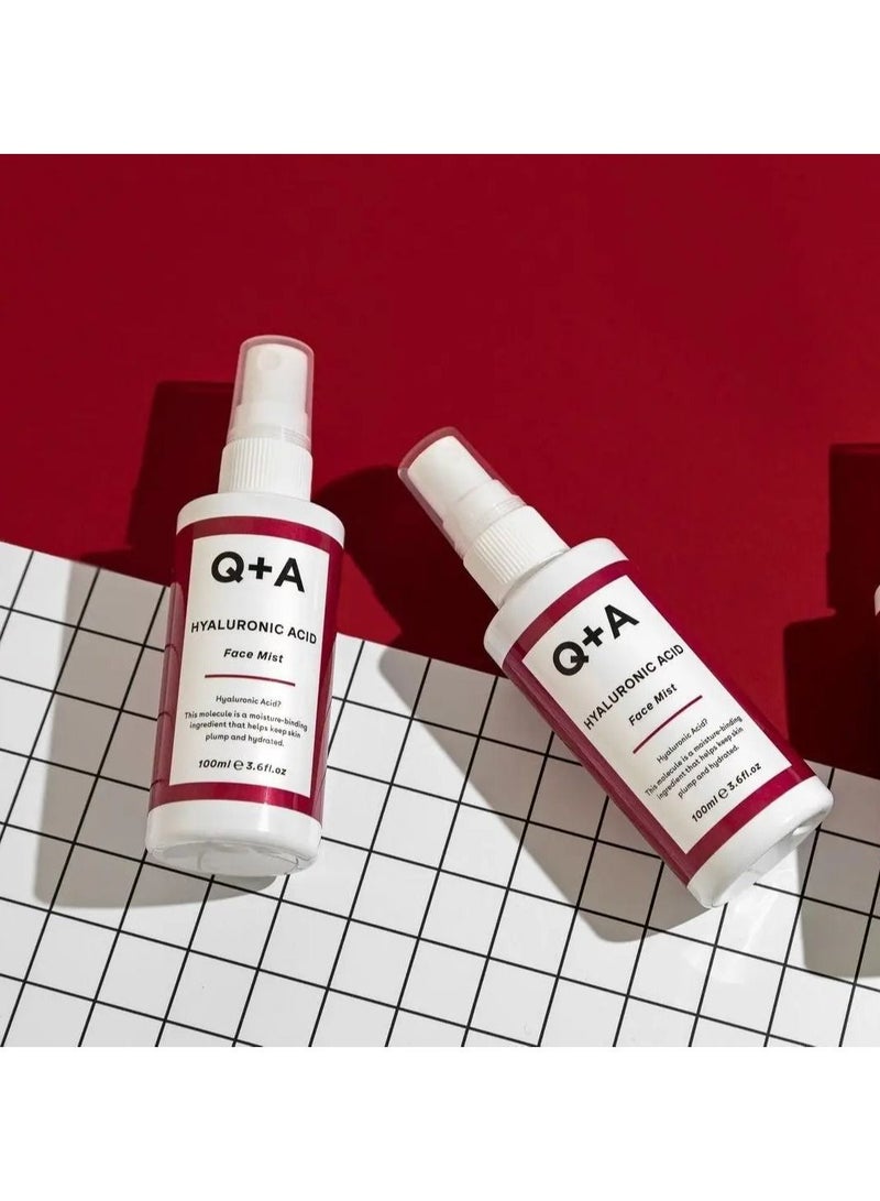 Q+A Ultra-Moisturizing Skin Revitalizing Mist with Hyaluronic Acid with Betaine, Aloe Vera and Glycerin to Rejuvenate and Hydrate Skin-100ml - Image 4