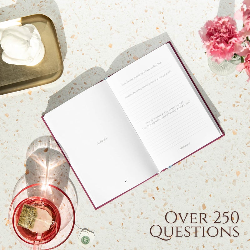 CATCHYOURDREAMS Mom's Story Journal (Hardcover with Case) - A Family Keepsake with + 250 Prompts and Questions to Share Her Life Story and Memories, Sentimental Mother's Day, Birthday Gift Idea - Image 4