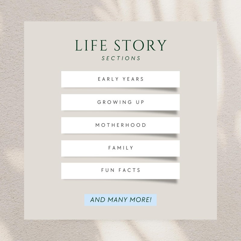 CATCHYOURDREAMS Mom's Story Journal (Hardcover with Case) - A Family Keepsake with + 250 Prompts and Questions to Share Her Life Story and Memories, Sentimental Mother's Day, Birthday Gift Idea - Image 3