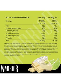 Warrior WARRIOR Crunch High Protein Bar Key Lime Pie Flavor 64g  - Image 5