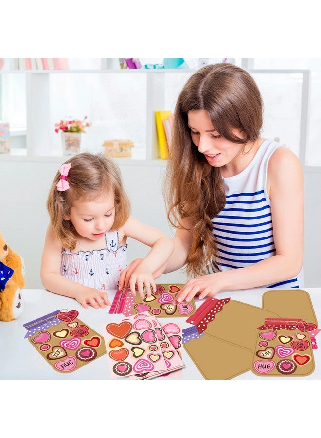 WATINC Mother’s Day Love Candy Jar Craft Kit, Make Your Own DIY Love Heart Candy Jar Decor Craft, Appreciation Girfts Supplies Home School Classroom Fun Activity for Mom Kids (30PCS) - Image 4