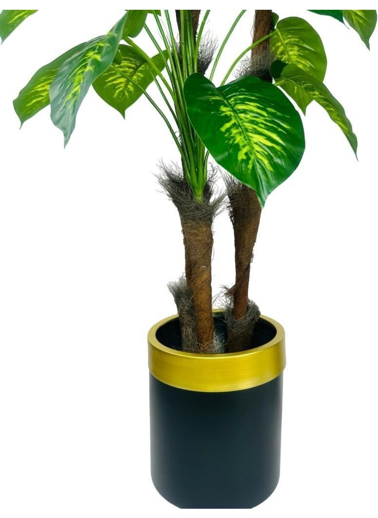 Artificial Flower Difenbahya Yellow Green 3-layer 190CM 54 LEAVES Artificial Plant in Black Pot with Gold Arch - pzsku/ZB95112350999AEAB982AZ/45/_/1725722443/4c0b5d29-00a7-4892-b8e2-6969fe515098