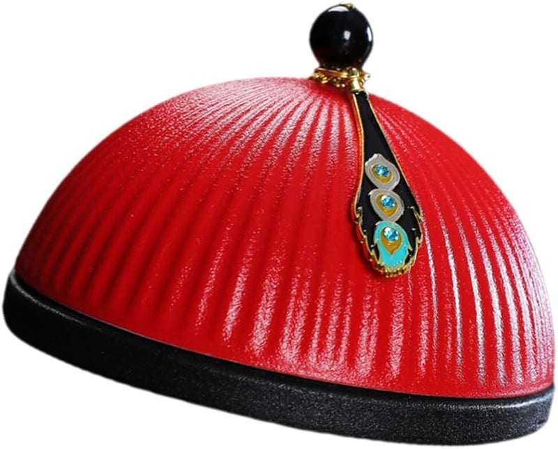 Ceramic Hat Shaped Ashtray Desktop Holder Office Decor Ash Tray Ornament - Image 1