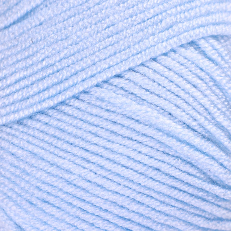 Makromecity Softee Baby Yarn,%100 Premium Anti-Pilling Acrylic, 3.5 Oz, 273 yd (100gr/250 mt), Soft Yarn for Crocheting and Knitting (Baby Blue, 1 Skein) - Image 2