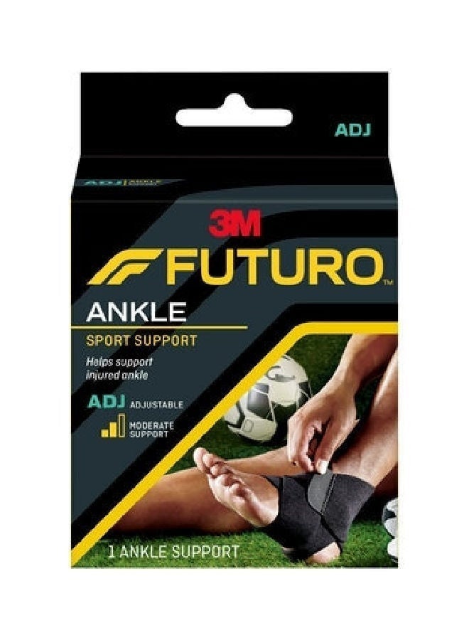 3M Futuro Sport Adjustable Ankle Support, Black