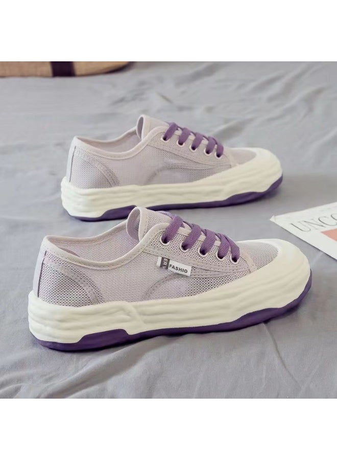 NIBEMINENT أحذية لوحية كاجوال صيفية أحذية رياضية أحذية خارجية داخلية أحذية للمشي للنساء - Image 2