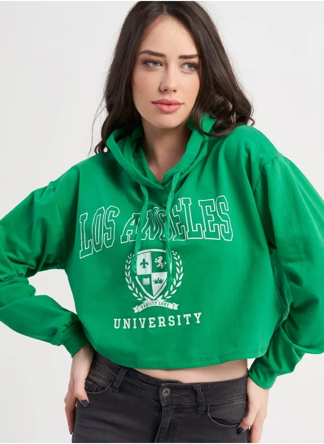 HaILYS Hailys Women's Sweatshirt , Green