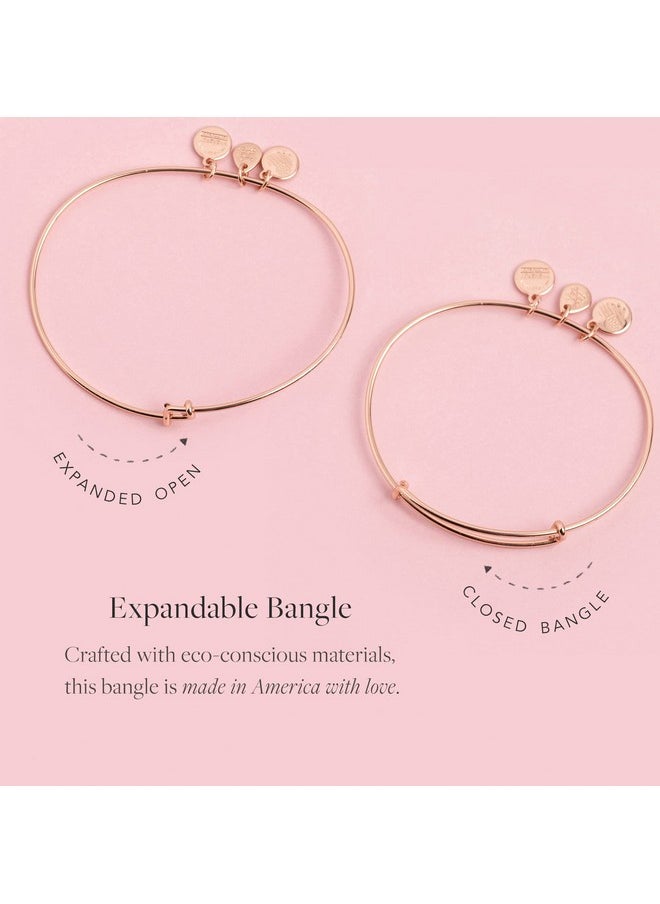 ALEX AND ANI Seaside Expandable Bangle For Women Coral Spearhead Beads Shiny Rose Gold Finish 2 To 3.5 In  - Image 2