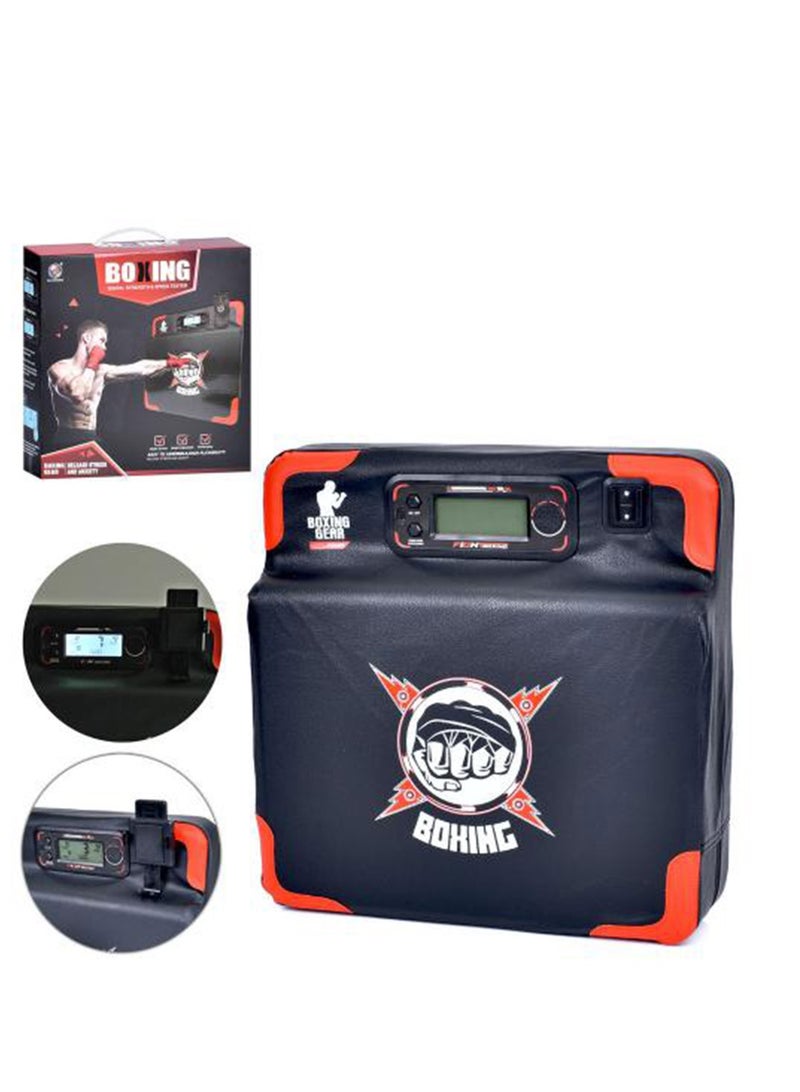 MOCOM Punch Power Boxing Machine with Digital Display, Phone Holder & Battery Operation – Fun Fitness Game for Home, Gym, Outdoor Use – Track Punch Force, Record Challenges, Durable Design for All Ages - Image 1