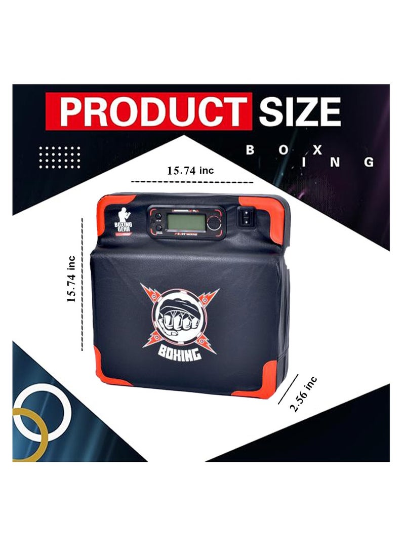 MOCOM Punch Power Boxing Machine with Digital Display, Phone Holder & Battery Operation – Fun Fitness Game for Home, Gym, Outdoor Use – Track Punch Force, Record Challenges, Durable Design for All Ages - Image 3