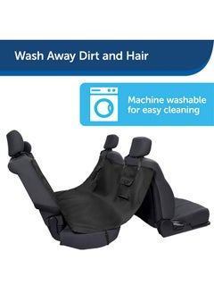 PetSafe Happy Ride Hammock Seat Cover  Fits Cars, Trucks, Minivans And Suvs  Waterproof Area Protection  Durable Vehicle Seat Protector  Black  - Image 4