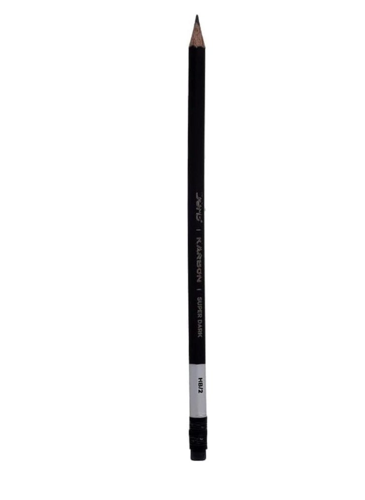 DOMS - 40-Piece Karbon Super Dark HB/2 Graphite Pencils - Image 1