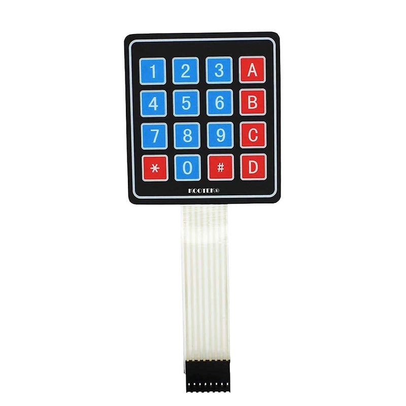 REES52 4*4 Matrix Array/Matrix Keyboard 16 Key Membrane Switch Keypad - Image 1