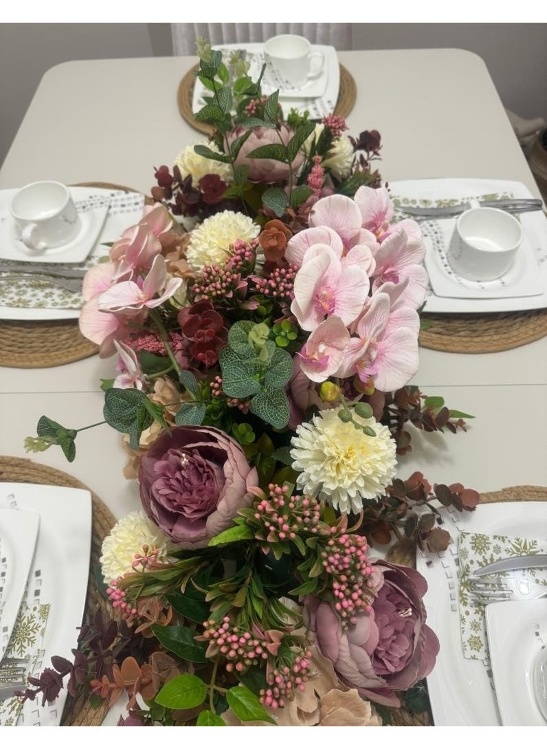 Artificial Flower Dining Table Flower Pink Peony Orchid Eucalyptus Artificial Table Flower - pzsku/ZB9519E7D79702CF59F30Z/45/_/1725725090/4e24212c-4c2c-4577-9b9e-3a627f7657bc