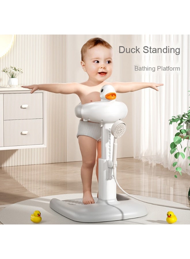 Baby Stand-up Bathing Device, Infant Bathtub for Newborns, Baby Bathing Platform - Image 2