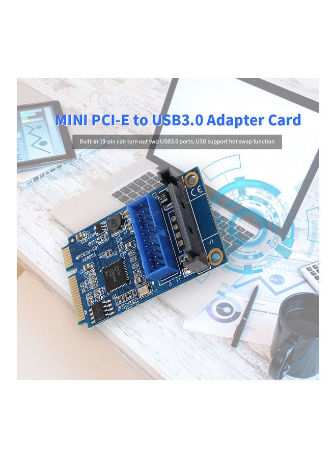 NIBEMINENT Mini PCI-E To USB3.0 Adapter Card Multicolour - Image 5